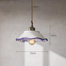 Axyaa Ceramic Vintage Hanging Lamp for Dinning Room Restaurant Bar Coffee Home