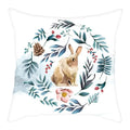 Axyaa Cartoon Animals Garland Pattern Pillow Cover for Home Sofa Decor 45X45cm