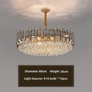 Axyaa Gold Crystal Chandeliers: Nordic Modern Luxury Lighting for Home Décor