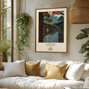 Axyaa Rain Poetry Canvas Poster for Urban Home Decor