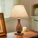 Axyaa Solid Wood Floor Lamp Japanese Retro Style LED Lighting Fixture