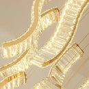 Axyaa Nordic Stair Chandelier Ceiling Light Indoor Lighting for Living Room and Dining Room