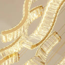 Axyaa Nordic Stair Chandelier Pendant Lights for Living Room and Dining Room