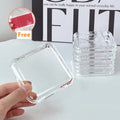 Axyaa Nail Display Box & Storage Case for Fake Nails - Clear Acrylic Holder
