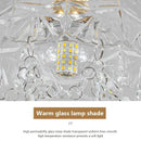 Axyaa Crystal Pendant Light: Sleek LED Chandeliers for Home Decor, Modern Nordic Glass Design