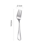 Axyaa Fruit Fork Set for Desserts, Cake, and Cabinets
