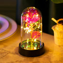 Axyaa Galaxy Rose LED Eternal Flower Lamp Nightlight - Perfect Valentine's Day Wedding Gift