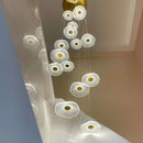 Axyaa Acrylic Designer Pendant Lamps for Home Decor - Hanging Lighting Fixtures