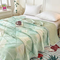 Axyaa Cooling Silk Air Conditioner Quilt - Summer Ice Cream Cool Quilt - Machine Washable