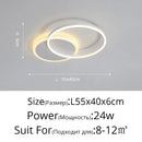 Axyaa LED Ceiling Lamp with Remote Dimming for Modern Home Decor