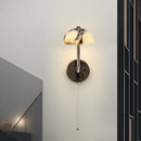 Axyaa Mushroom Marble LED Wall Sconce Stair Light Modern Nordic Bedside Lamps