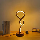 Axyaa Gourd Shape Bedroom Table Lamp, Three-color Dimming Desktop Decor, Creative & Simple