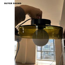 Axyaa Nordic Glass Ceiling Lamp with LED Lights for Modern Indoor Lighting