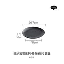 Axyaa Black & White Ceramic Tableware Set - Plates, Bowls, Japanese Luxury Dining Collection
