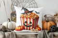 Halloween Rose & Butterfly Pillow Cover by Axyaa for Sofa, Bedroom, Car