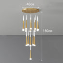 Axyaa Nordic Chandeliers Dining Room Pendant Lights Ceiling Hanging Indoor Lighting