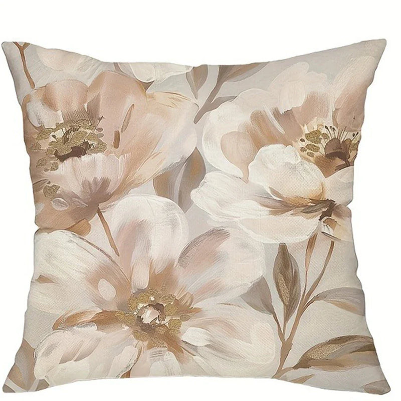 Axyaa Floral Pattern Pillowcase for Home Decor