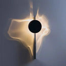 Axyaa Chrome LED Wall Light: Modern Science Fiction Lamp for Home Decor