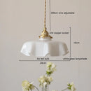Axyaa Yellow Glass LED Pendant Lights for Indoor Lighting, Nordic Hanging Lamp