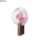 Axyaa Reflecting Prism Vase with Artificial Flowers for Room Decor