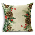 Axyaa Merry Christmas Linen Pillow Case 18*18in