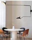 Axyaa Leaf Black Metal Chandelier Pendant Light for Modern Kitchen Dining Room