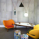 Axyaa Glass Chandelier: Nordic Minimalist Adjustable LED Decorative Lamp