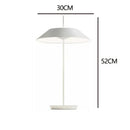 Axyaa Italian Black Gold Desk Bedroom Lamp Luxury Night Light
