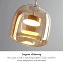 Axyaa Nordic Glass Pendant Lights: Modern Chandeliers for Home Restaurant Bar Cafe & Kitchen