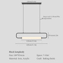 Axyaa LED Kitchen Pendant Lights: Modern Chandelier for Living Room Decor