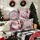 Cute Snowman Santa Claus Pillowcase by Axyaa - Home Decoration