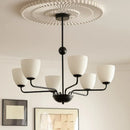 Axyaa Retro Black Ceiling Chandeliers LED Pendant Lights for Home Decor