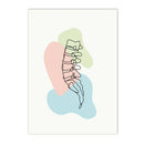 Axyaa Human Anatomy Skeleton Canvas Wall Art for Medical Office Decor