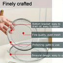 Axyaa Stainless Steel Mesh Filter Tray for Frying, Grilling, and Straining