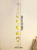 Axyaa Ramadan Moon Phase Eid Gold Acrylic Wall Decor