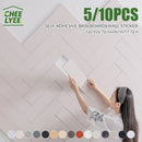 Axyaa Self-Adhesive Wooden Wall Stickers, Rectangular Skirting Lines, 1mm Thickness, Indoor Use