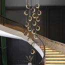 Axyaa LED Pendant Light Chandeliers for Living Room, Modern Indoor Staircase Lighting