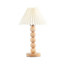 Axyaa Modern Wooden Desk Lamp LED Table Lighting for Bedroom Night Reading