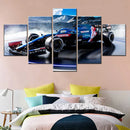 Axyaa Racing Car Poster Painting Formula1 Wall Art Print for Home Decor