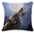 Axyaa Wolf Moon Soft Polyester Pillowcase - Home Car Sofa Cushion