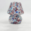 Axyaa Glass Flower Mushroom Lamp - Cream Style Bedside Table Lamp for Interior Decor