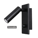 Axyaa Adjustable LED Wall Sconce Dimmable Spotlight Fixture for Living Rooms, Bedrooms