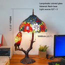 Axyaa Tiffany Stained Glass Table Lamp for Luxurious Living Spaces