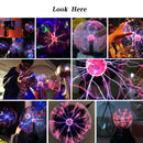 Axyaa Magic Plasma Ball Lamp: Electric Touch Night Light for Atmosphere & Christmas