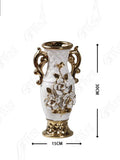Axyaa European Retro Ceramic Vase for Home Decor and Flower Arrangement