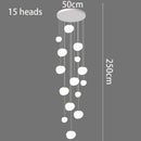 Axyaa Staircase Chandeliers Pendant Light Lamps, Modern Home Decor LED Lights for Living Room