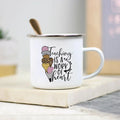 Teacher Enamel Mug by Axyaa - Creative School Water Cup - Perfect Teachers Day Gift