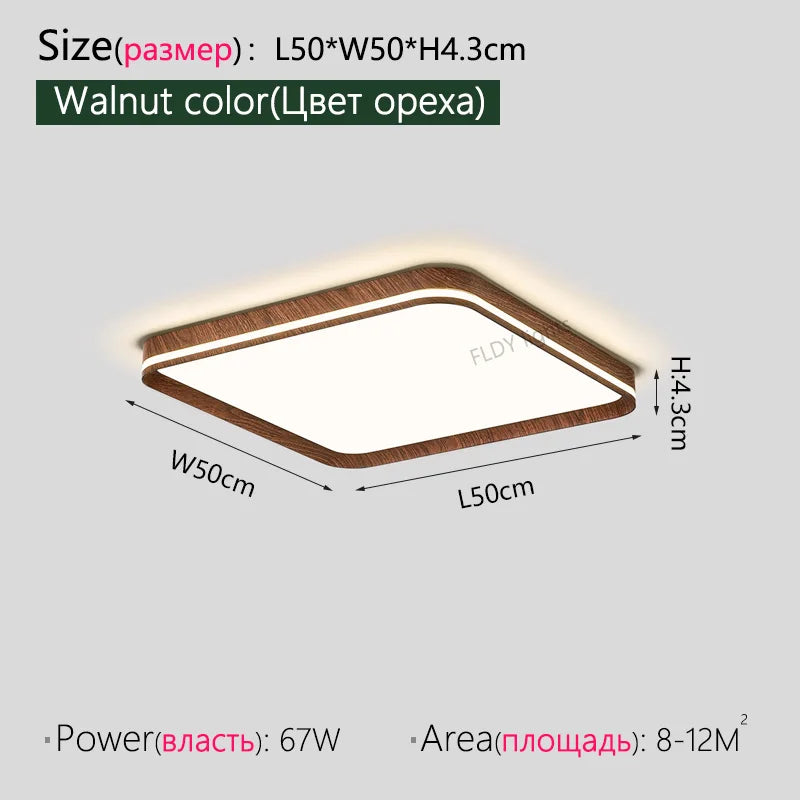 Axyaa Smart LED Ceiling Light | Modern Home Lighting for Living Room, Bedroom, Kitchen