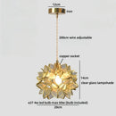 Axyaa Nordic Glass LED Pendant Lights Hanging Dining Room Lamp