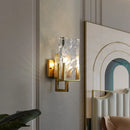 Axyaa Crystal Wall Lamp: Luxury Living Room Staircase & Bedroom Bedside Light